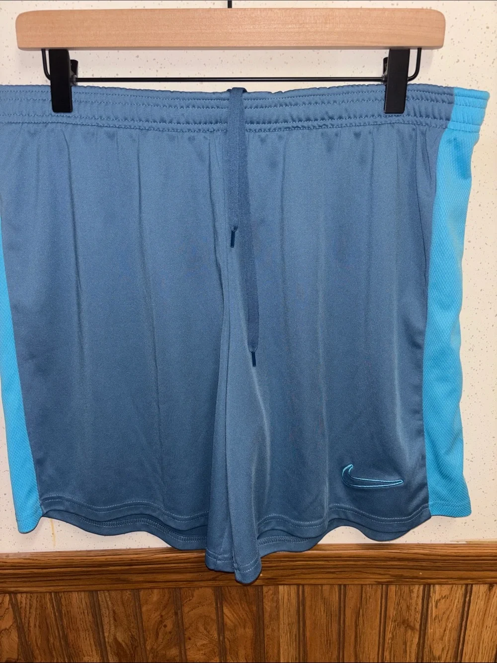 Nike Men's Two-Tone Blue Athletic Shorts